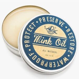 Set of 2 Mink Oil All Natural Leather Conditioner